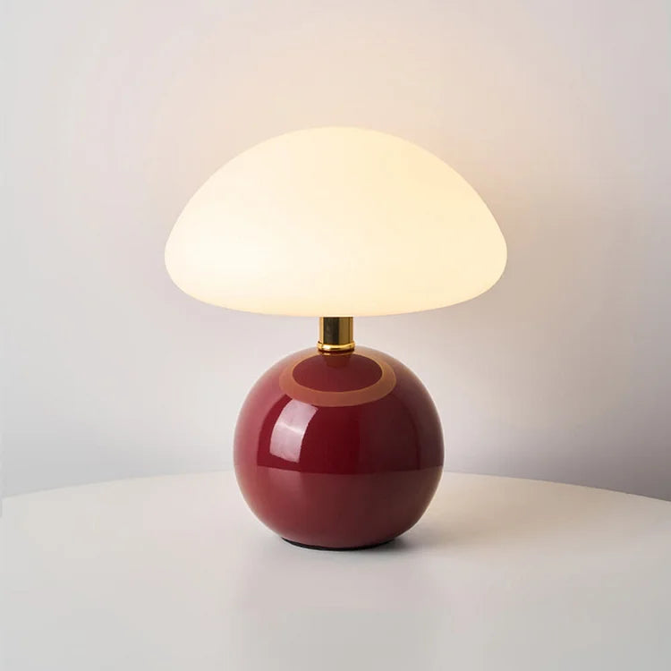 Brighture - Stijlvolle Franse Crèmekleurige Paddenstoellamp Voor Moderne Decoratie