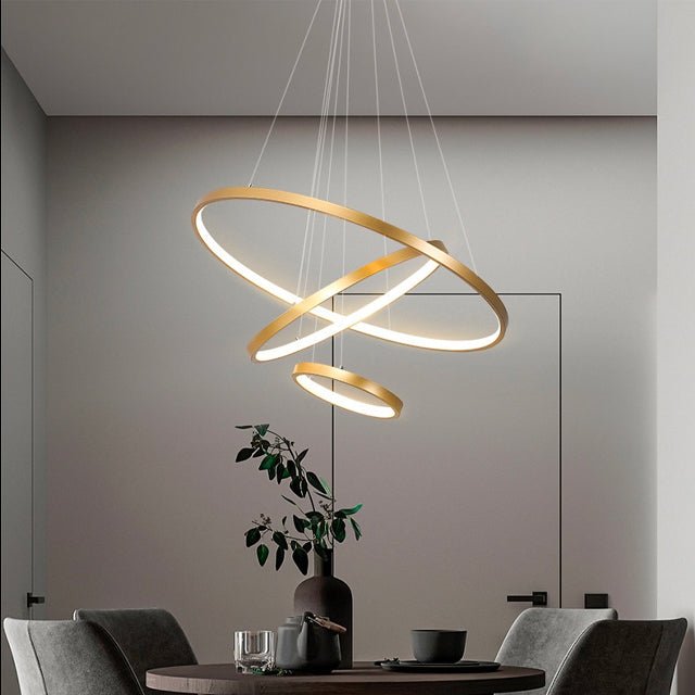 Arisha – Moderne LED Kroonluchter Met Ringen