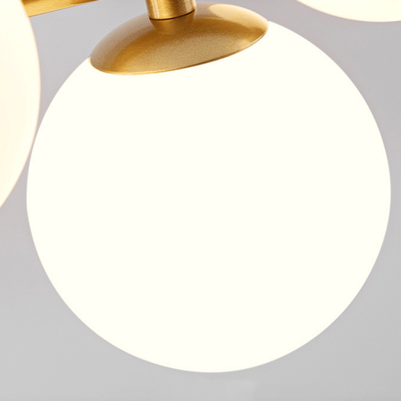 Solara – Luxe Glazen Bollen Hanglamp Voor De Eettafel