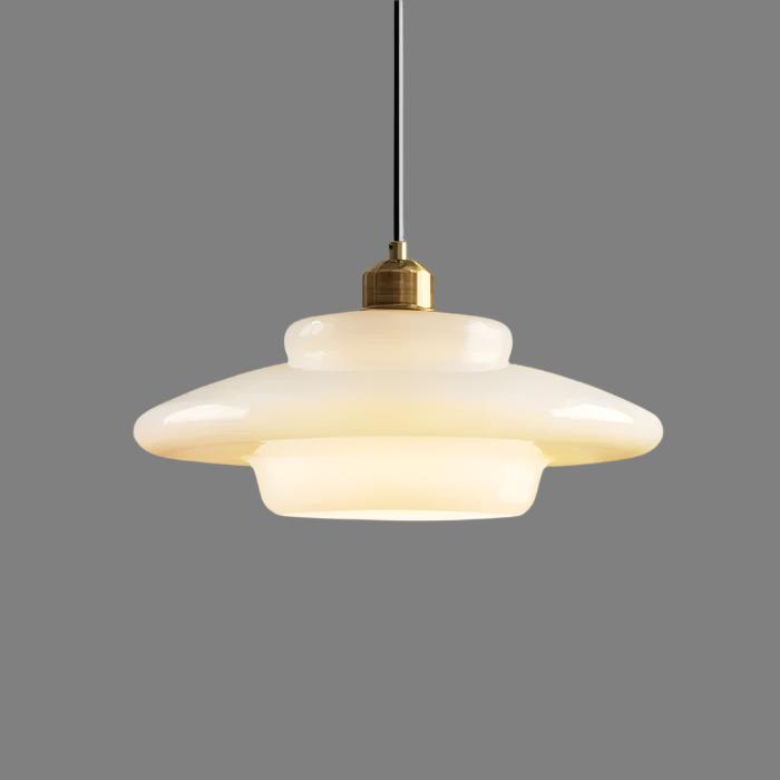 HaloGlo – Stijlvolle Witte Glazen Hanglamp