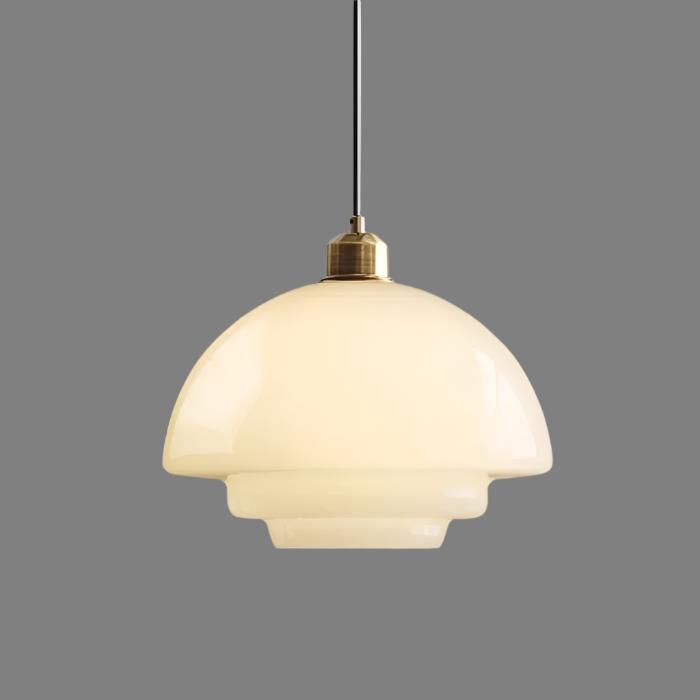 HaloGlo – Stijlvolle Witte Glazen Hanglamp