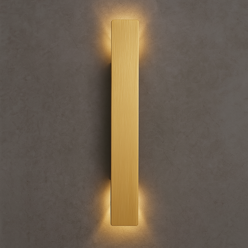 Aurea – Gouden Weerbestendige LED Buiten Wandlamp