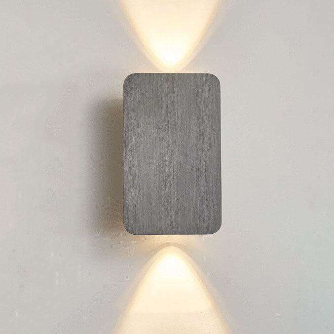 Arvo – Scandinavische Minimalistische Rechthoekige Aluminium LED Wandlamp (2-Licht)
