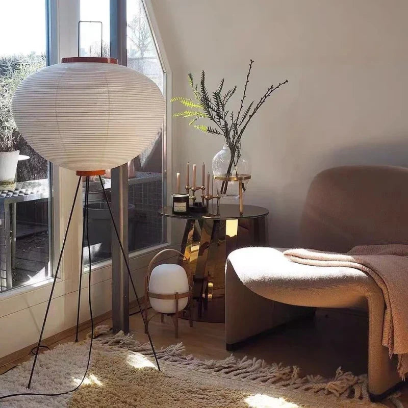 Asari – Japanse Rijstpapier Vloerlamp (Noguchi Akari Design, E27)