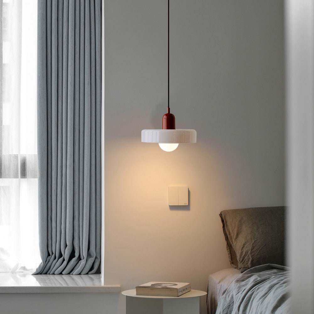 GleaMore - Bauhaus Hanglamp In Stijlvol Gekleurd Glas