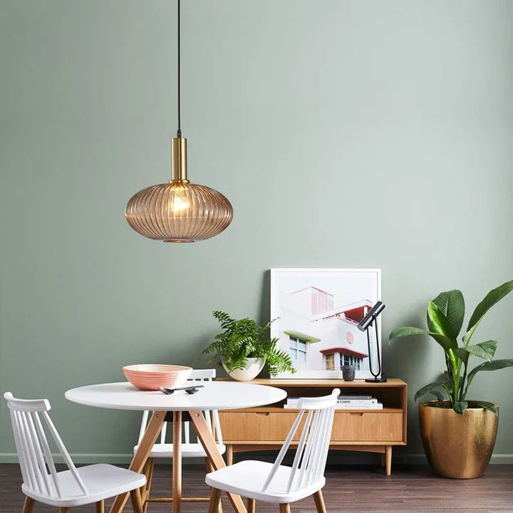 Avelis – Nordic Retro Glazen Hanglamp