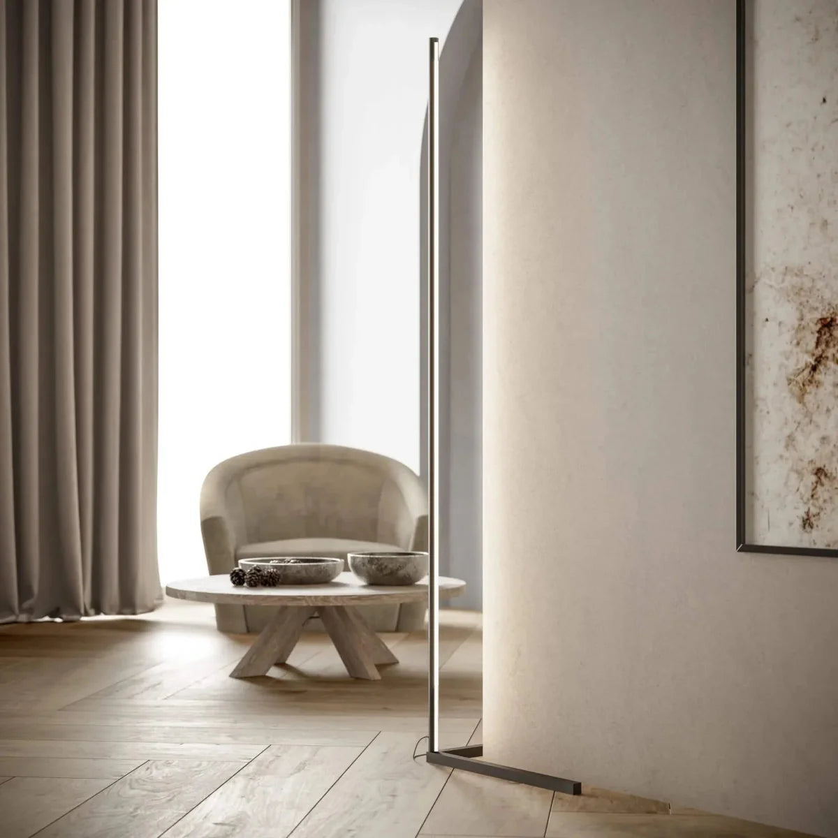 Lumis – Intelligente Minimalistische LED Vloerlamp