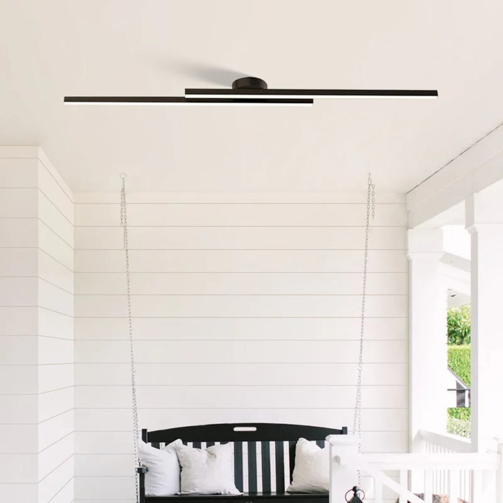 Bloomira - Moderne Platte LED Plafondlamp in Langwerpig Design