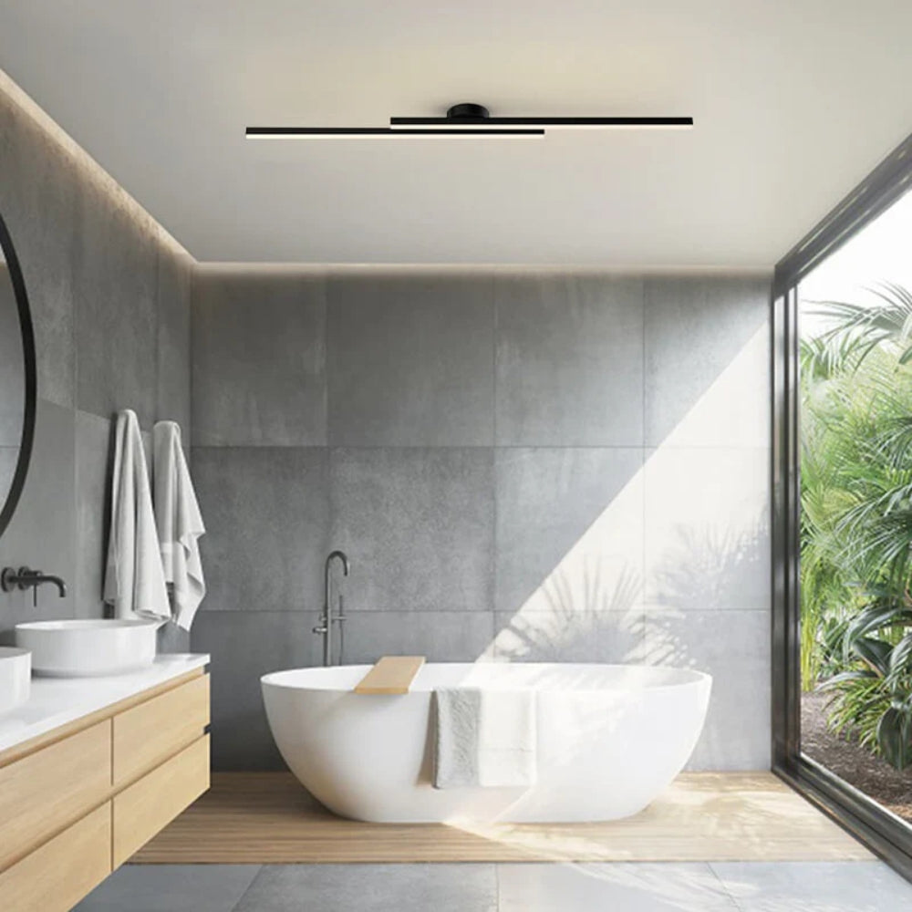 Bloomira - Moderne Platte LED Plafondlamp in Langwerpig Design