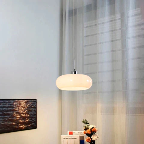 Zyra – Broodvorm Glazen Hanglamp (Moderne Eetkamerlamp)