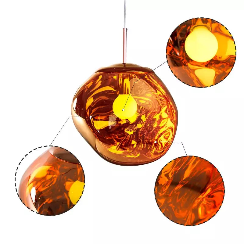LumaDwell - Moderne Melt Hanglamp Voor Stijlvolle Woondecoratie