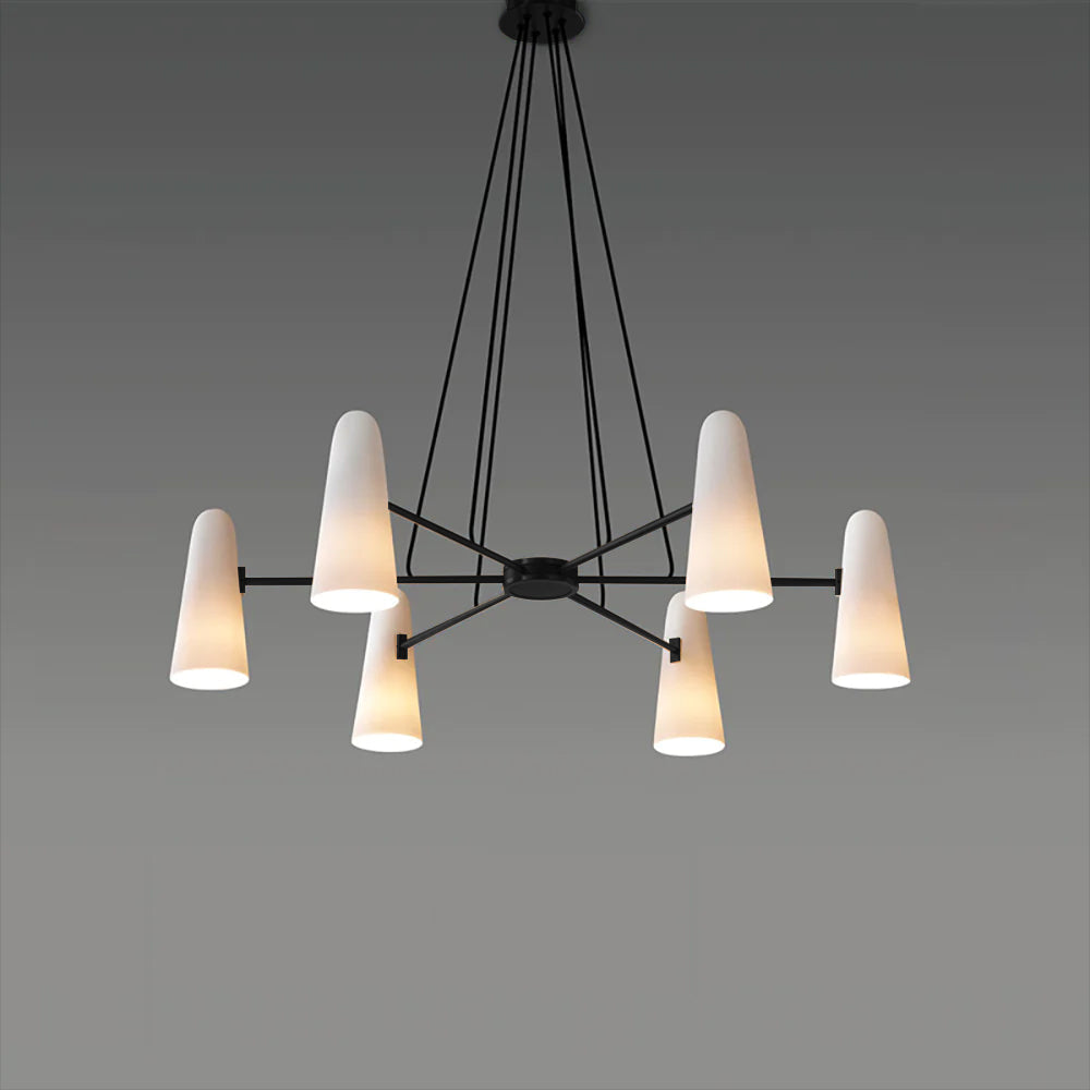 Lanterna - Klassieke Mid-Century Glazen Kroonluchter Voor Moderne Interieurs
