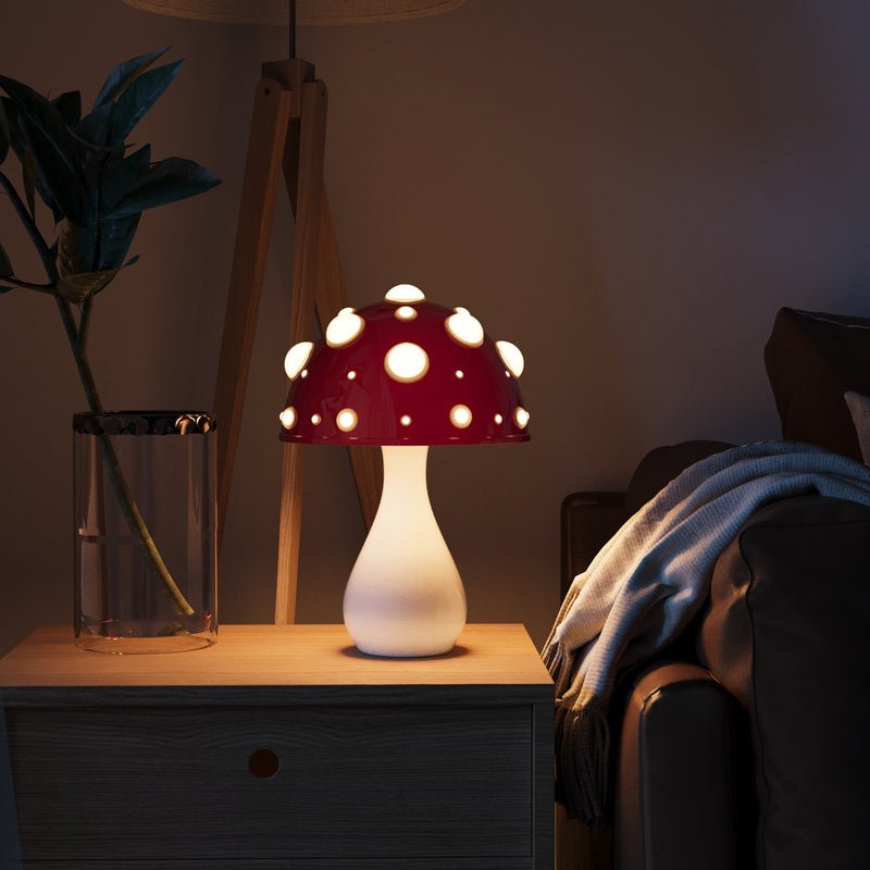 Zuzanna – Charmante Paddenstoel Tafellamp voor Sfeervolle Verlichting