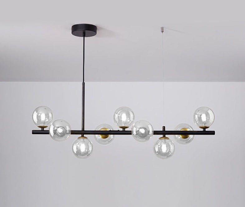 Solara – Luxe Glazen Bollen Hanglamp Voor De Eettafel
