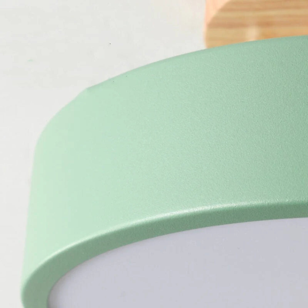 Skyvera - Nordische LED Plafondlamp met Matte Kap en Halfinbouwdesign