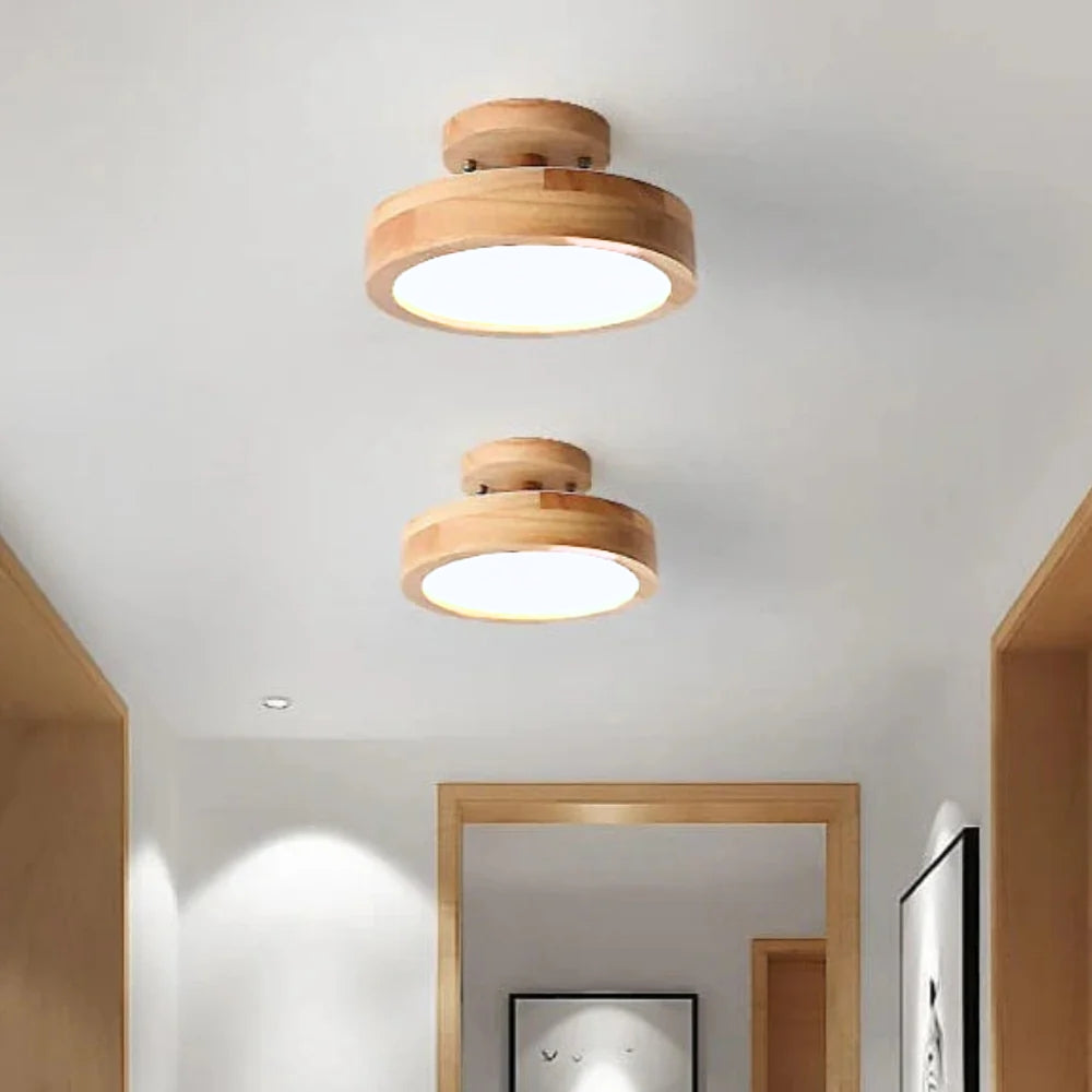 Skyvera - Nordische LED Plafondlamp met Matte Kap en Halfinbouwdesign