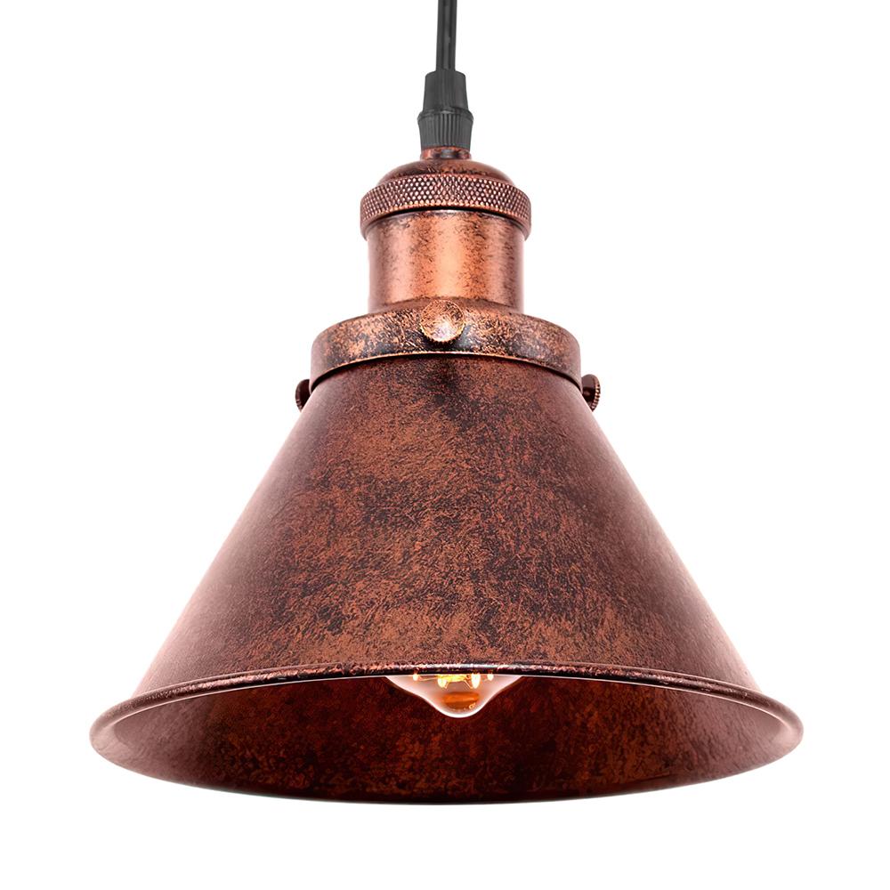 Dorian – Landelijke Industriële Kegel Hanglamp