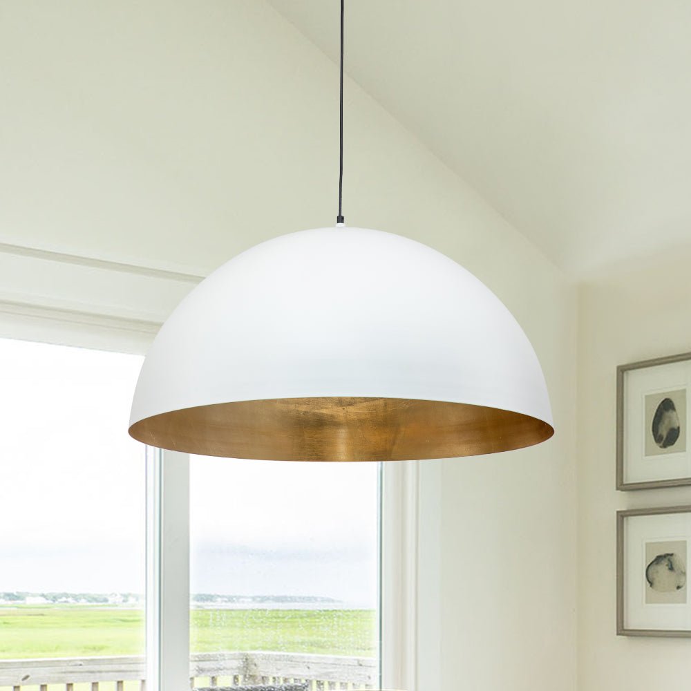 Draxen – Industriële Oversized Metalen Dome Hanglamp