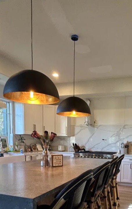 Draxen – Industriële Oversized Metalen Dome Hanglamp