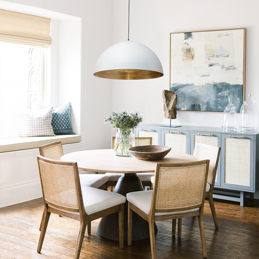 Draxen – Industriële Oversized Metalen Dome Hanglamp