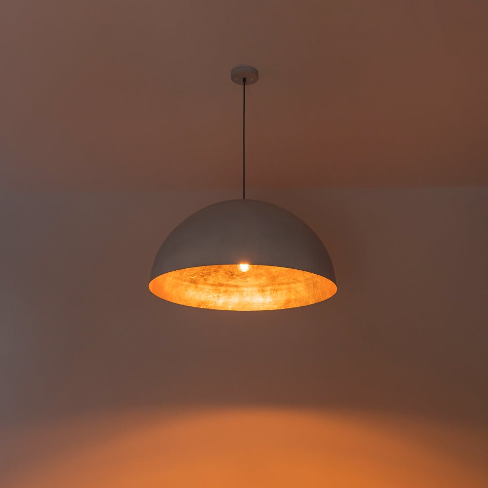 Draxen – Industriële Oversized Metalen Dome Hanglamp