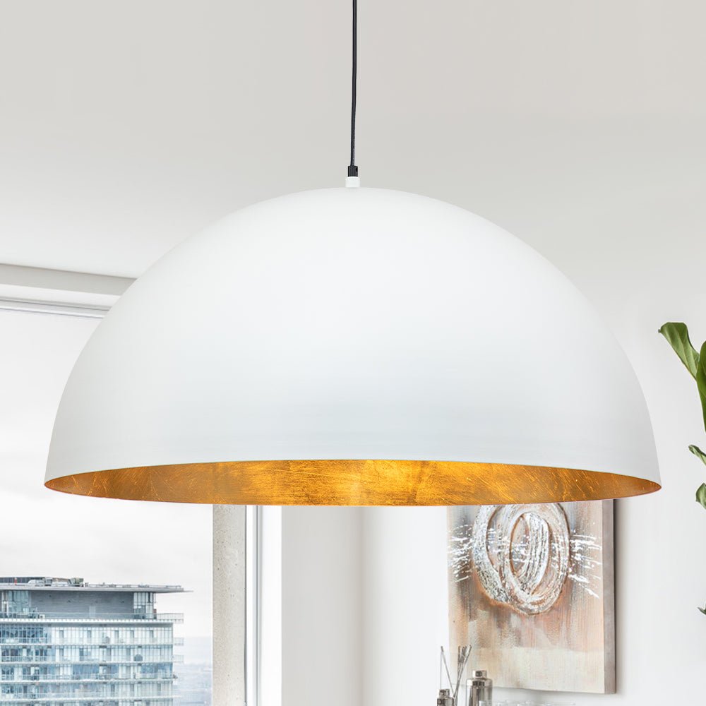 Draxen – Industriële Oversized Metalen Dome Hanglamp