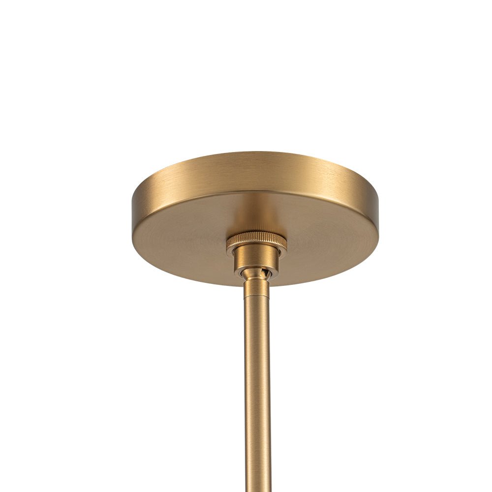 Aurora – 4-Lichts Conische Linnen Taps toelopende Hanglamp