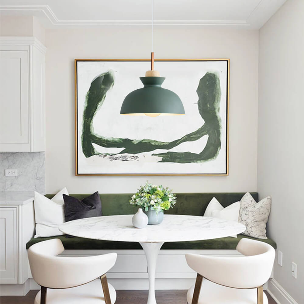 Lumo – Moderne Enkelvoudige Hanglamp met Dome Kap