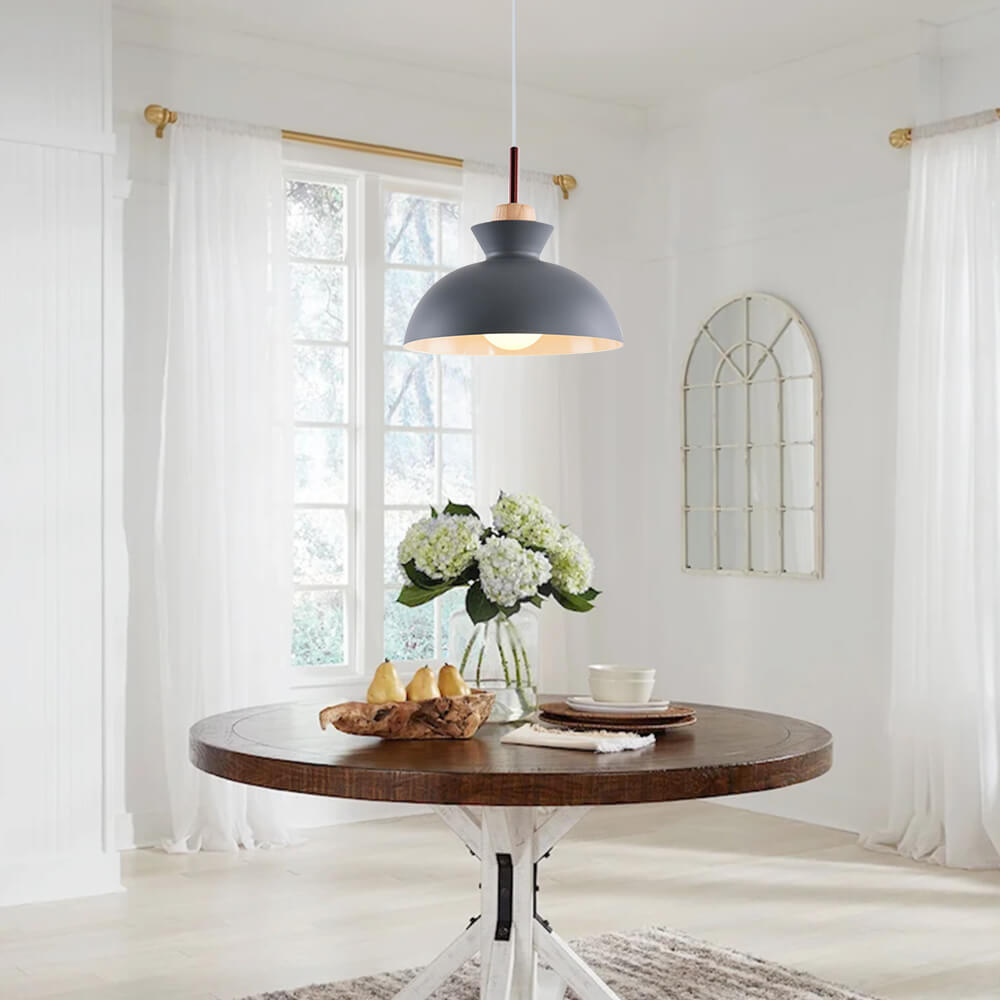 Lumo – Moderne Enkelvoudige Hanglamp met Dome Kap