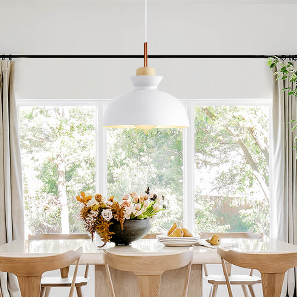Lumo – Moderne Enkelvoudige Hanglamp met Dome Kap