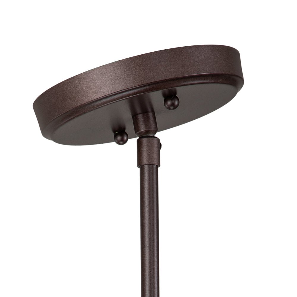 ForgeLine – Industriële 3-Lichts Lineaire Dome Hanglamp