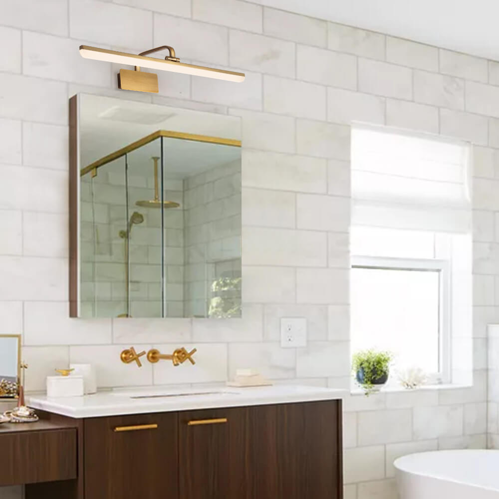 Alira – Moderne Gouden LED Badkamerlamp