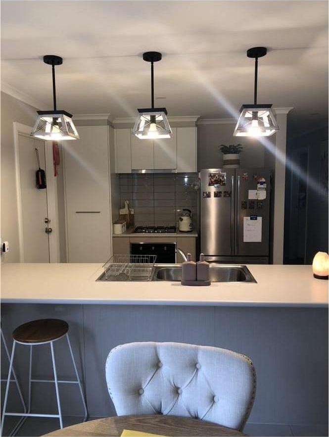 Kaelen – Vierkante Landelijke Hanglamp Met Één Lichtpunt