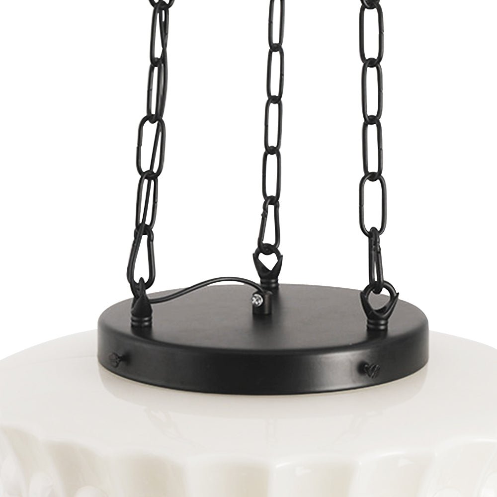 Celora – Vintage Keramische Schoolhouse Hanglamp