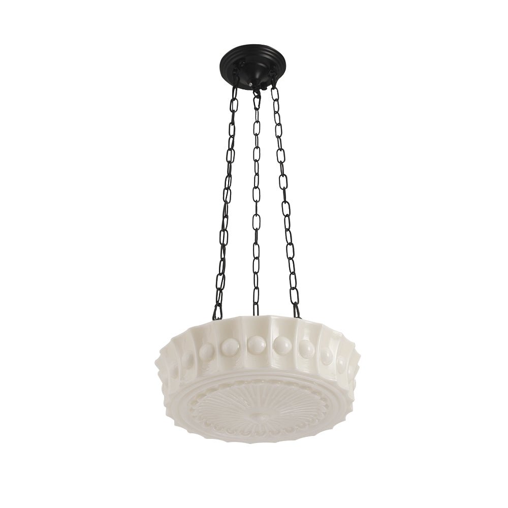 Celora – Vintage Keramische Schoolhouse Hanglamp