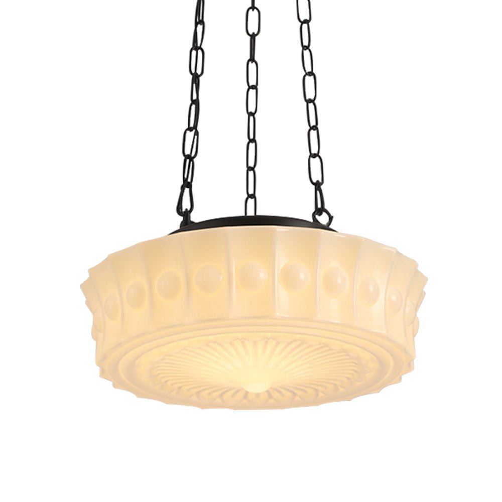 Celora – Vintage Keramische Schoolhouse Hanglamp