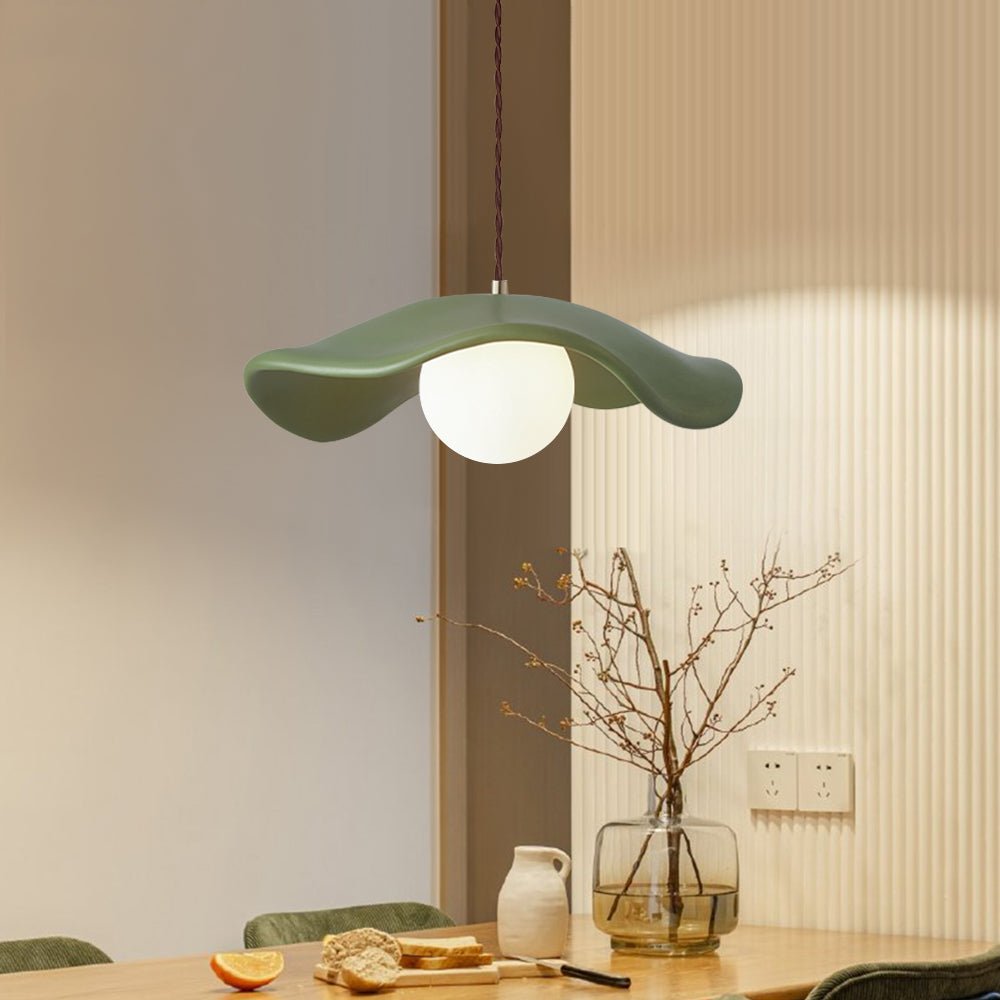 Miyora – Wabi Sabi 1-Lichts Hoed Resin Hanglamp