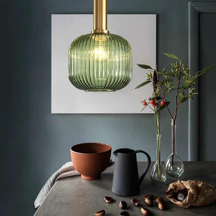 Avelis – Nordic Retro Glazen Hanglamp