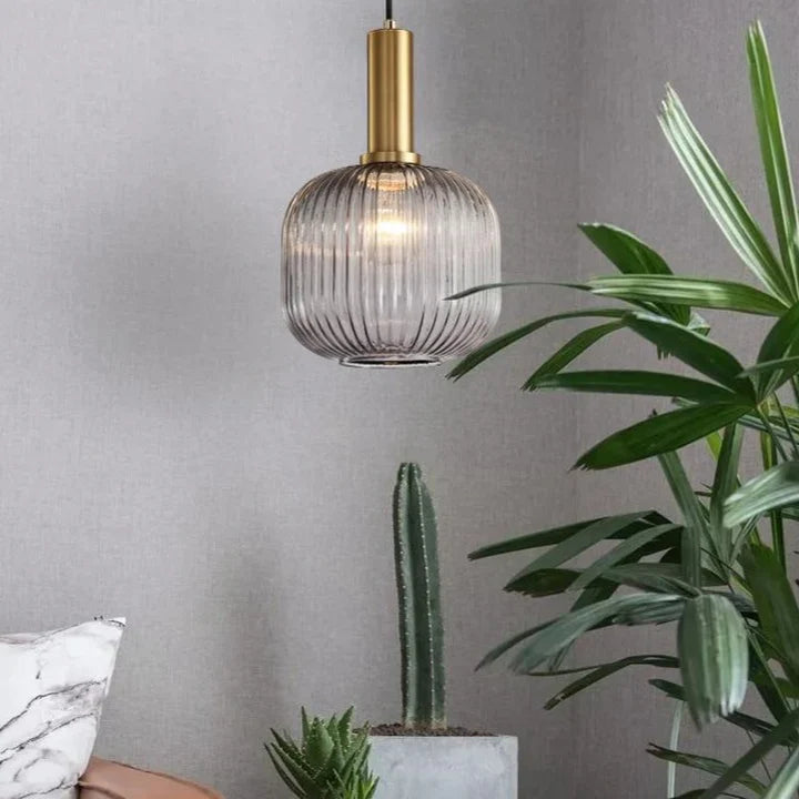 Avelis – Nordic Retro Glazen Hanglamp