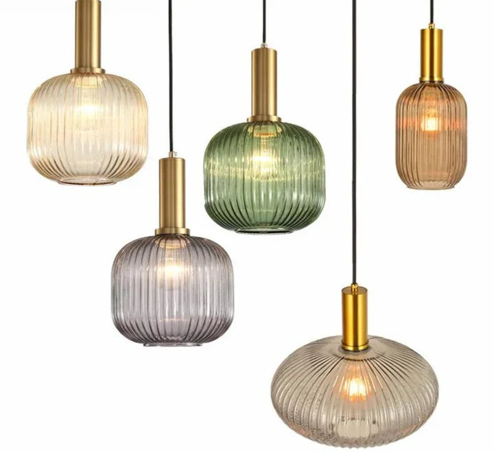 Avelis – Nordic Retro Glazen Hanglamp
