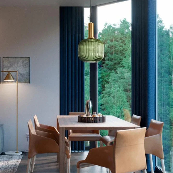 Avelis – Nordic Retro Glazen Hanglamp
