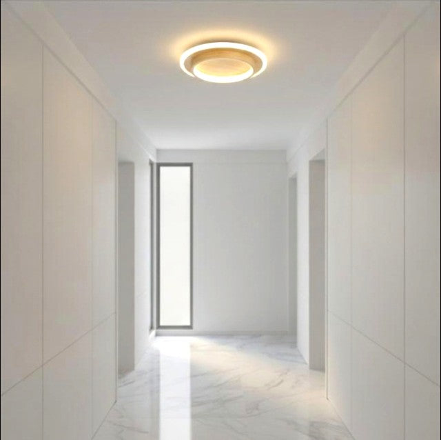 Homedra – Moderne Ronde LED Plafondlamp Met Duurzaam Metaal En Acryl Ontwerp