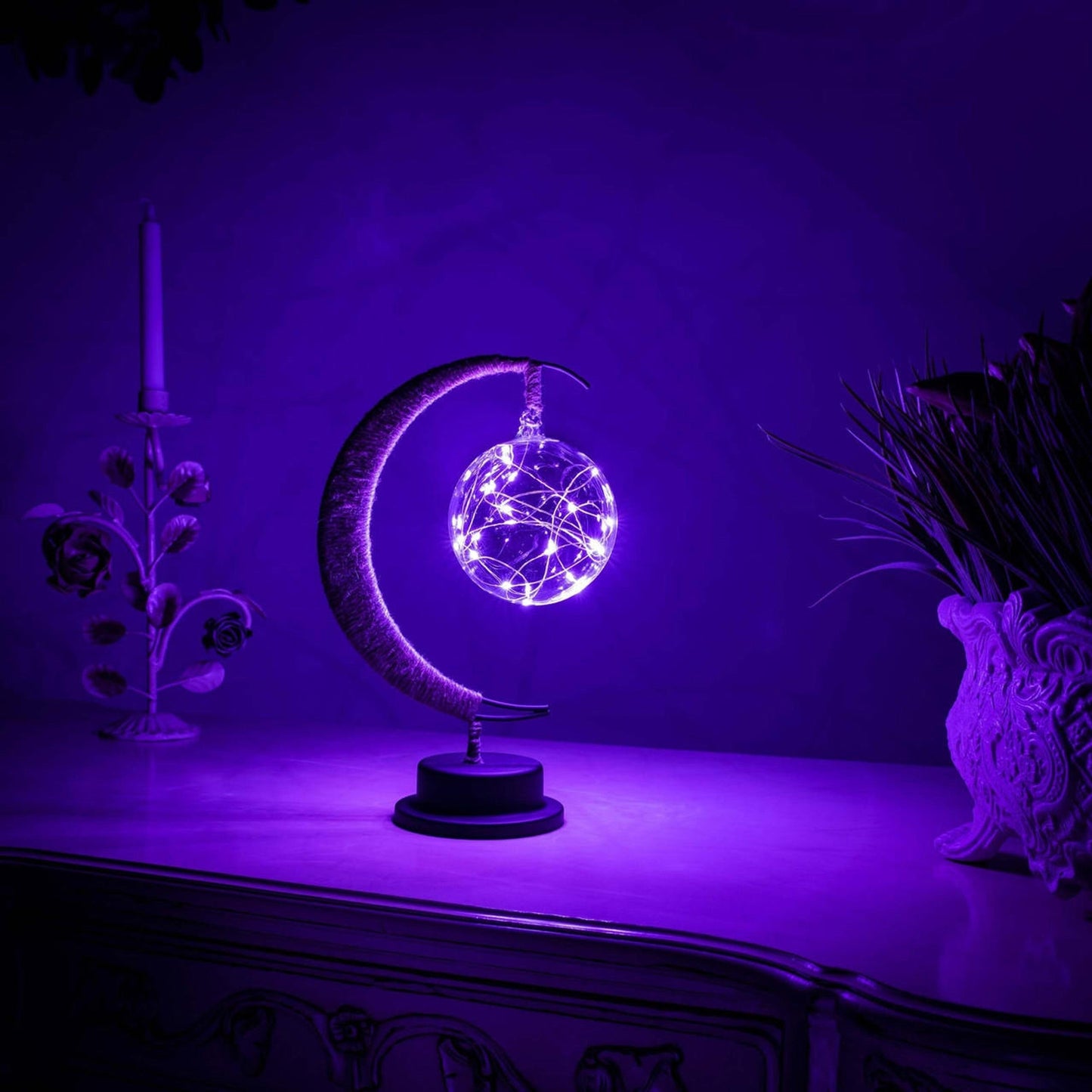 Lunora – Betoverende Maanlamp met Warme Gloed