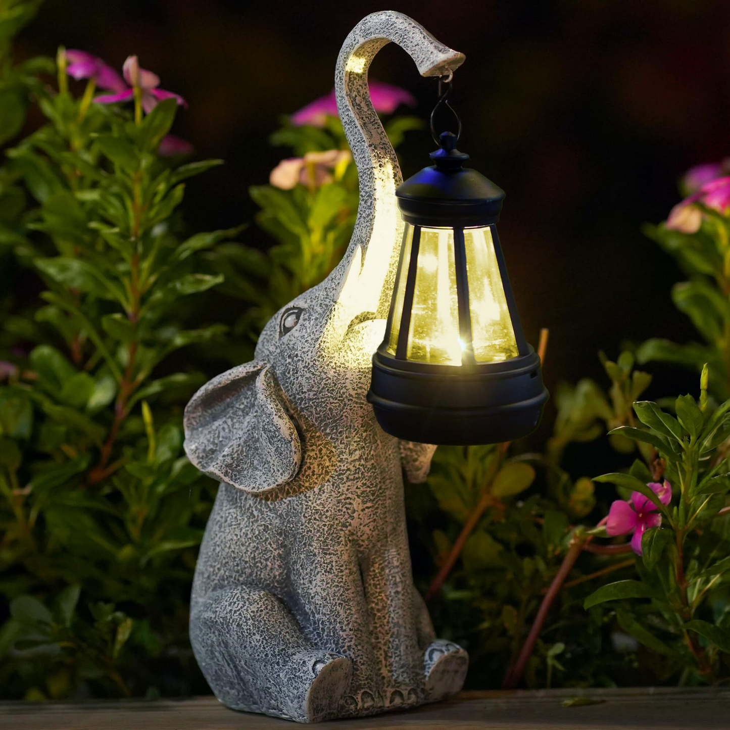 EleGlow – Zonne-olifant Lantaarnlamp