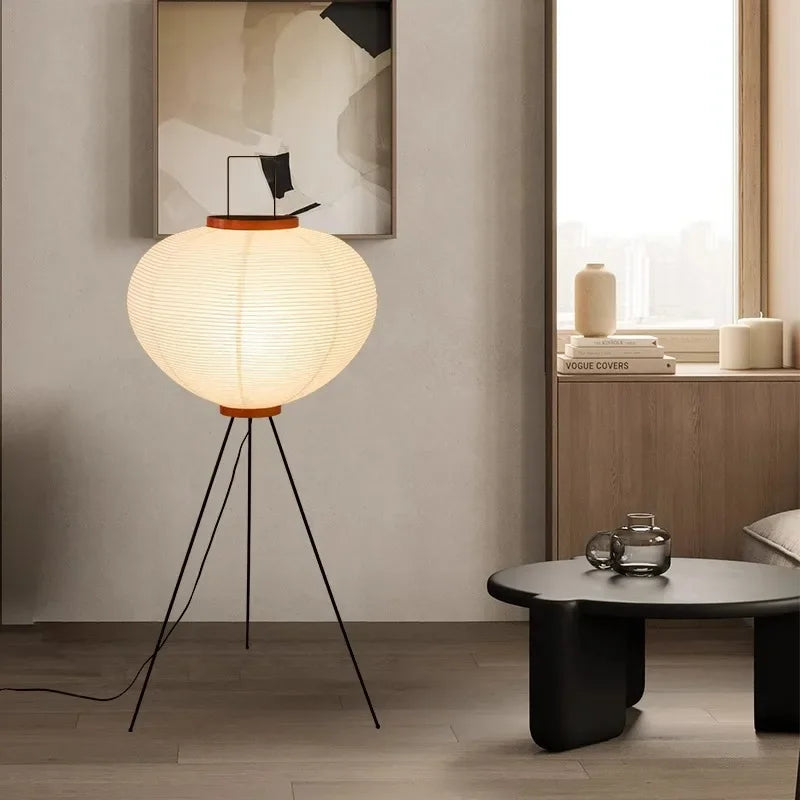 Asari – Japanse Rijstpapier Vloerlamp (Noguchi Akari Design, E27)