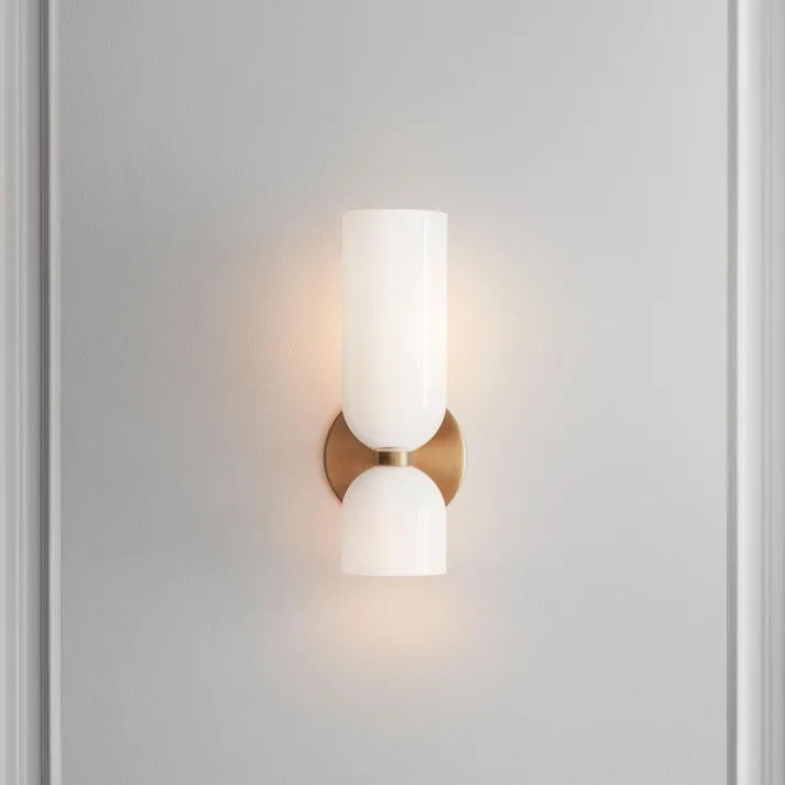 Casara - Luxe Slaapkamer Wandlamp Met Glazen Kap