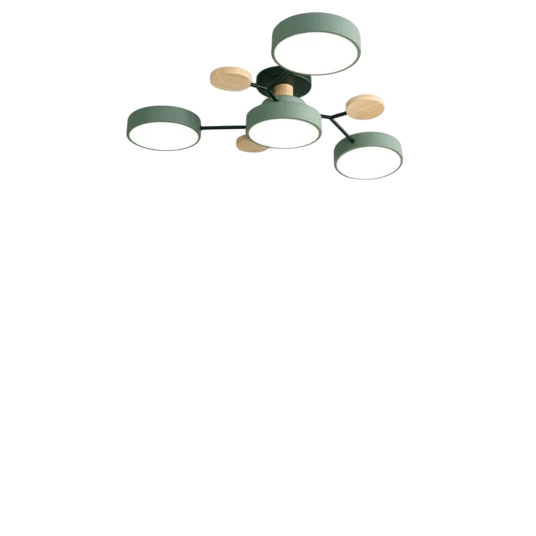 Roomora - Clio Moderne Ronde LED Plafondlamp voor de Woonkamer Thuis