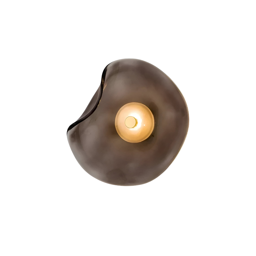 Ovola – Nordic Gebogen Glas LED Wandlamp