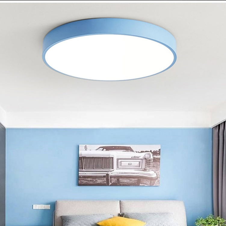 NestGLow - Moderne Scandinavische Houten Ronde Plafondlamp Voor Elegante Interieurs
