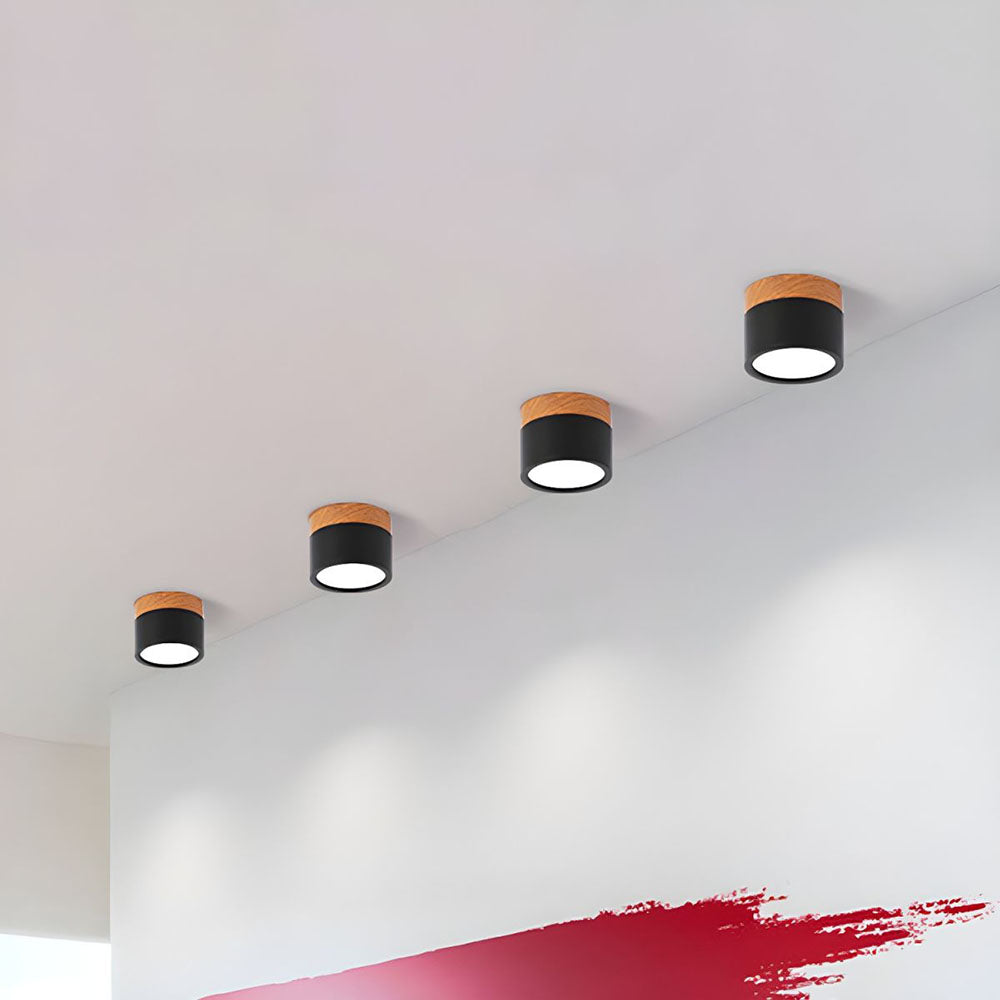 Cylora – Moderne LED Cilinder Plafondlamp met Strak Flush Mount Ontwerp